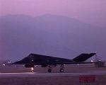 "A U.S. F-117 Nighthawk taxis to the runway before taking off from Aviano Air Base, Italy, on March 24, 1999" (via Wikipedia)